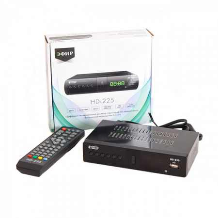 Ресивер цифровой Эфир DVB-T2 HD HD-225