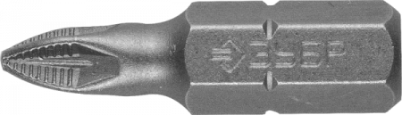 Биты Зубр "МАСТЕР" кованые, PZ1, 25 мм, 2 шт, 26003-1-25-2