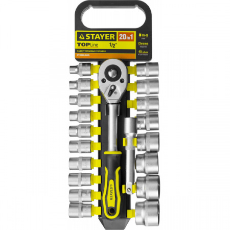 Набор Stayer "STANDARD", 8-32 мм, 20 предметов, 27750-H20