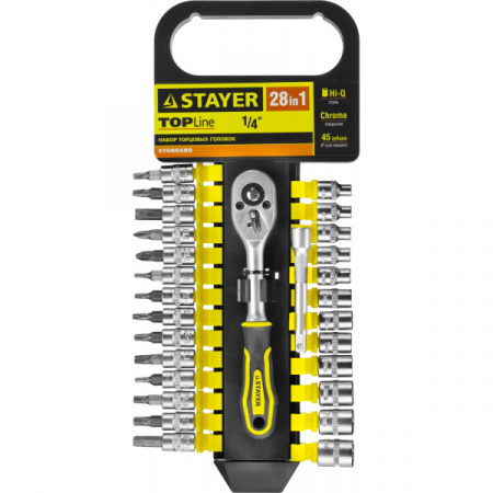 Набор Stayer "STANDARD", 4-13 мм, 28 предметов, 27754-H28