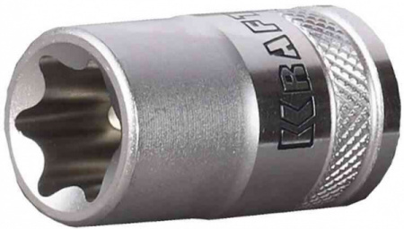Торцовая головка Kraftool "INDUSTRIE QUALITAT", Cr-V, TORX, 1/2", Е 20, 27810-20_z01