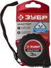 Рулетка Зубр 34055-03-16_z02 "МАСТЕР", обрезиненный корпус, на карточке, 3м/16мм