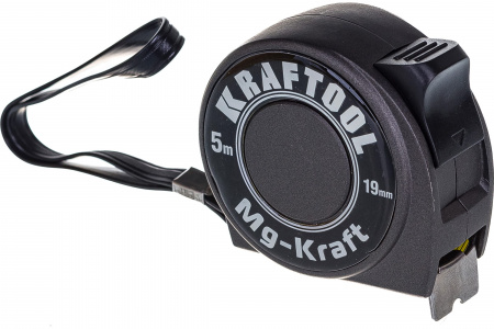 Рулетка Kraftool "MG-Kraft" 34129-05-19 особопроч корпус, 5м/19м