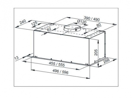Кухонная вытяжка Konigin Insait inox 60