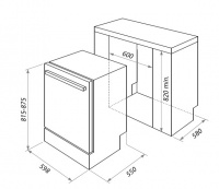 Посудомоечная машина Maunfeld MLP-12I