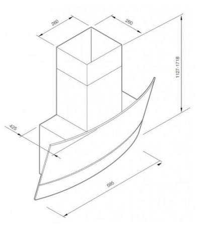 Вытяжка Graude DH 60.3 WE