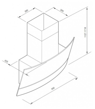 Вытяжка Graude DH 90.3 GE