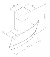 Graude-DH-90-3-WE Вытяжка Graude DH 90.3 WE