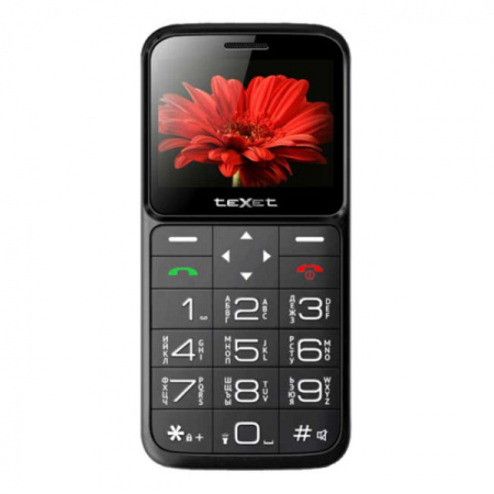 Сотовый телефон Texet TM-B226 цвет черный-красный