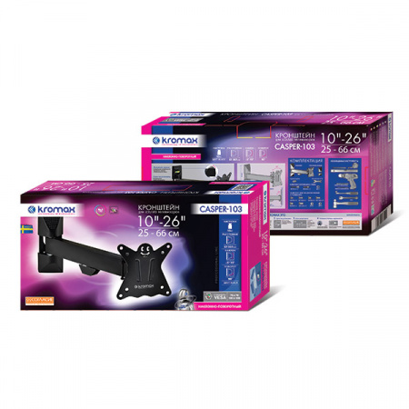 Кронштейн для телевизора  Kromax CASPER-103 black