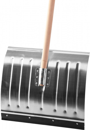 Лопата снеговая алюминиевая с деревянным черенком, 430мм, Сибин 421857