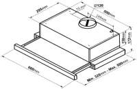 Кухонная вытяжка Korting KHP 6617 RB