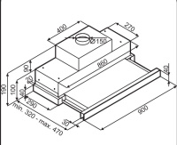 Кухонная вытяжка Maunfeld GALAXY 90 белый