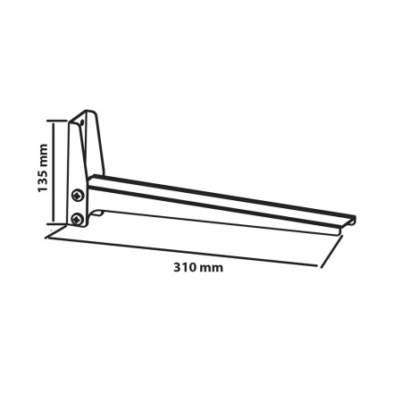 Кронштейн настенный для микроволновой печи Tuarex CORSA-101 white