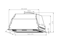 Lex-GS-BLOC-P-600-Black Вытяжка Lex GS BLOC P 600 Black