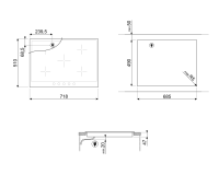 Варочная панель Smeg P875AO