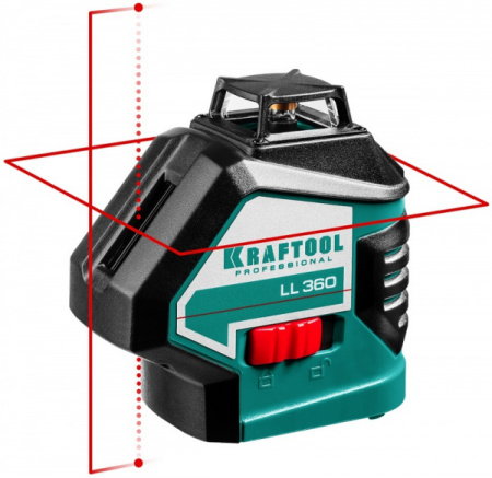 Нивелир лазерный Kraftool "LL360-4", IP54, 34645-4