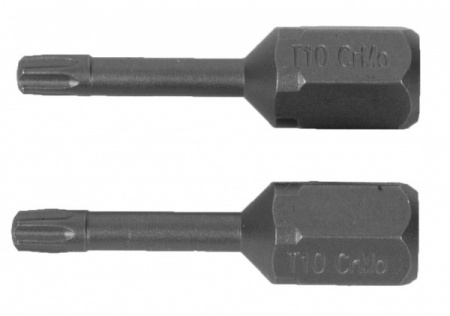 Биты Kraftool "ЕХPERT", C 1/4", Т30, 25 мм, 10 шт, 26125-30-25-10