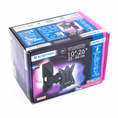 Кронштейн для LED/LCD телевизоров Kromax CASPER-102 black