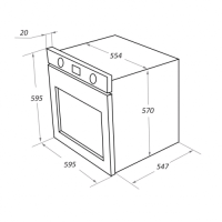 Maunfeld-EOEM-769W Духовой шкаф Maunfeld EOEM.769W
