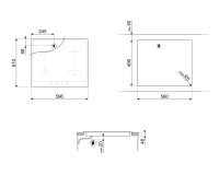 Электрическая варочная панель Smeg P864PO