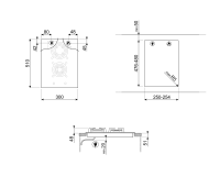 Газовая варочная панель Smeg PV332CN