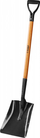 Лопата Зубр "Профи-10" 39363_z02 совковая, деревянный черенок, с рукояткой
