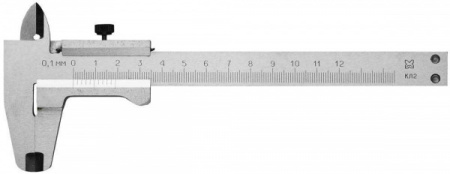 Штангенциркуль, 125 мм, 0,1 мм, 3445-125