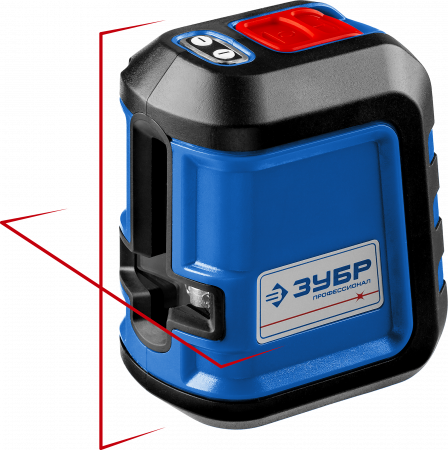 Нивелир лазерный Зубр "ПРОФЕССИОНАЛ", КРЕСТ-15,+/-0,3 мм/м, 34902-3