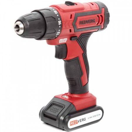 Дрель аккумуляторная RedVerg RD-SD12L/2Y
