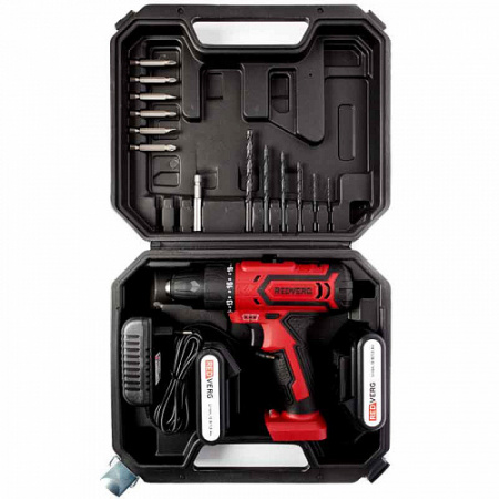Дрель аккумуляторная RedVerg RD-SD12L/2Y