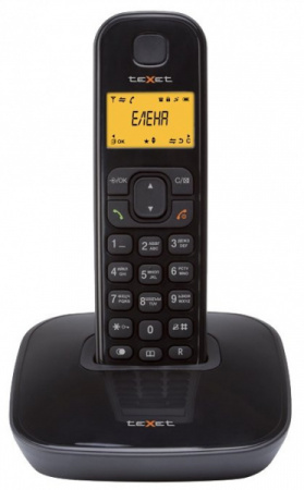 Бесшнуровой телефонный аппарат teXet TX-D6705A черный