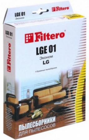 Пылесборники Filtero LGE 01 (4) Эконом