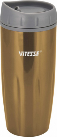 Термокружка Vitesse VS-2638, коричневая