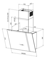 Кухонная вытяжка Konigin Enigma Black 60