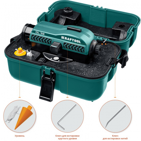 Оптический нивелир Kraftool OL-32, 34520