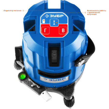 Нивелир лазерный линейный Зубр КРЕСТ-55, 34904