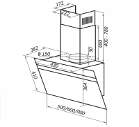Maunfeld-MEDWAY-60-chernyy-satin Вытяжка Maunfeld MEDWAY 60 черный/сатин