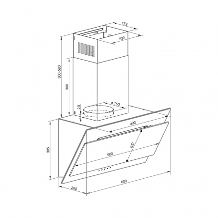 Вытяжка Graude DHK 60.1 S