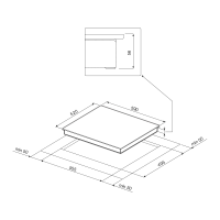 Индукционная варочная панель Graude IK 60.0 AC