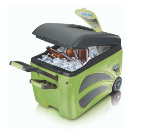 Контейнер изотермический на колесах Proxon 45л зеленый Pinnacle ТРХ-6001-45-G