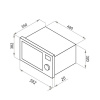 Печь микроволновая Maunfeld XBMO202S