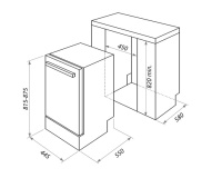 Maunfeld-MLP-08IMR Посудомоечная машина Maunfeld MLP-08IMR