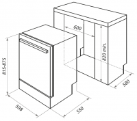 Maunfeld-MLP-12IMR Посудомоечная машина Maunfeld MLP-12IMR