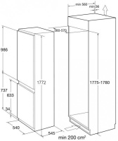 Korting-KSI-17877-CFLZ Холодильник Korting KSI 17877 CFLZ