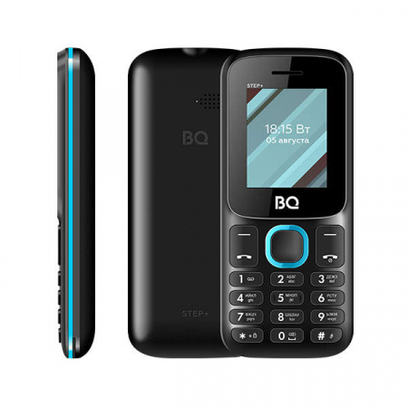 Сотовый телефон BQ 1848 Step+ Black+Blue