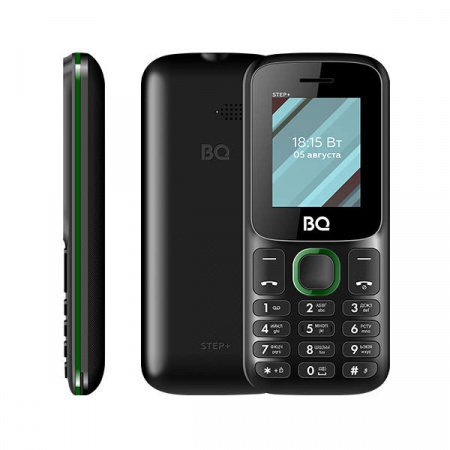 Сотовый телефон BQ 1848 Step+ Black+Green