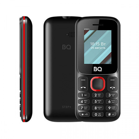 Сотовый телефон BQ 1848 Step+ Black+Red