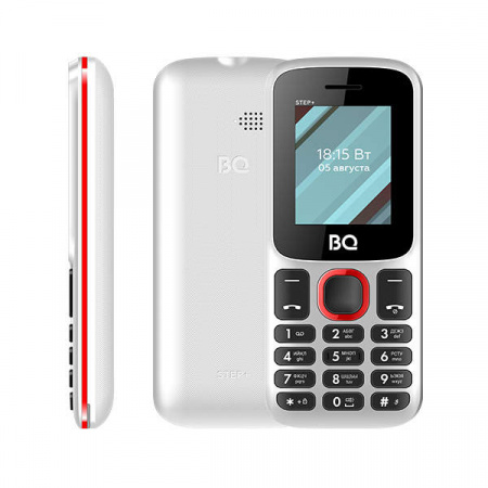 Сотовый телефон BQ 1848 Step+ White+Red