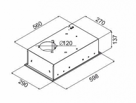 Кухонная вытяжка Konigin Inbox Inox 60